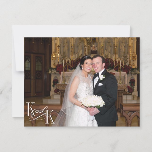 With love and thanks thank you card (Front)