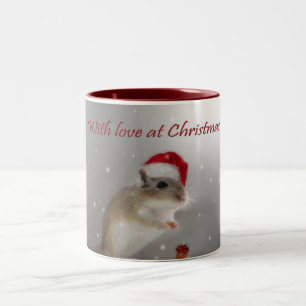 With Love at Christmas Two-Tone Coffee Mug