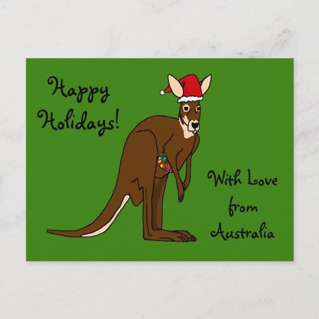 With Love from Australia Holiday Postcard (Front)