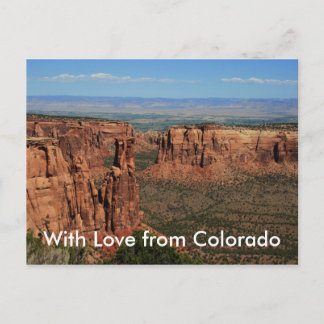With Love from Colorado Postcard