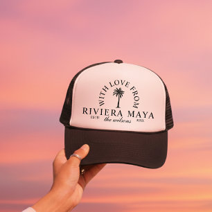 With Love From Destination Wedding Merch Trucker Hat