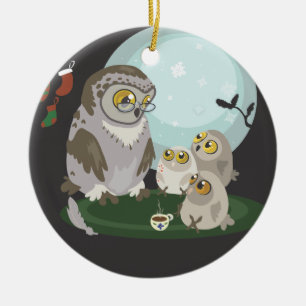 With Love From Granny~Story Telling Owl ornament