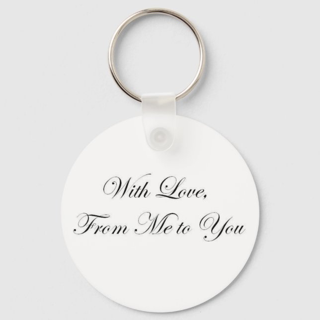 With Love from Me to You! Keychain (Front)