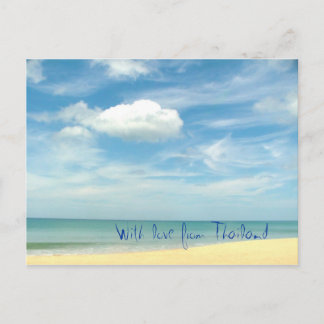With love from Thailand Postcard