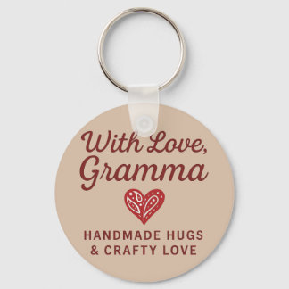 With Love, Gramma Hat Keychain