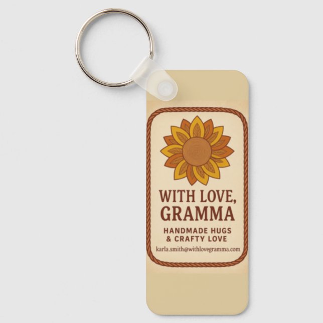 With Love, Gramma Key Chain2 Keychain (Front)
