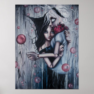 "With Love" poster print of original oil painting