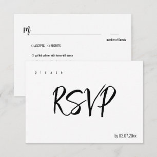 With MENU choice💍 Minimalist Elegant 
