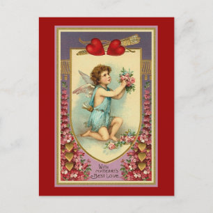 With My Heart's Love Postcard