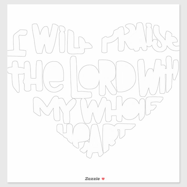 With my whole heart (Sheet)