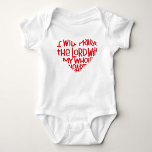With my whole heart baby bodysuit
