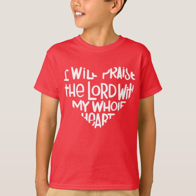 With my whole heart T-Shirt (Front)
