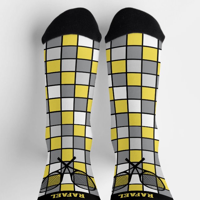 With name checked🎾tennis racket  socks (Top)