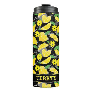 🍋With name🍋 lemon picklebal Thermal Tumbler