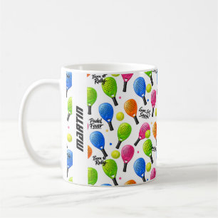 With name / Smash & Smile Padel  Coffee Mug