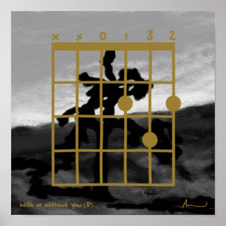 With or Without You (D) Poster