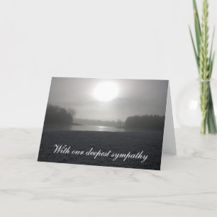 With our deepest sympathy card