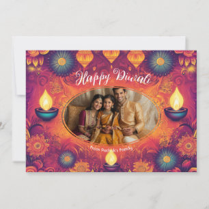 With Photo & custom text  Lotus Light card