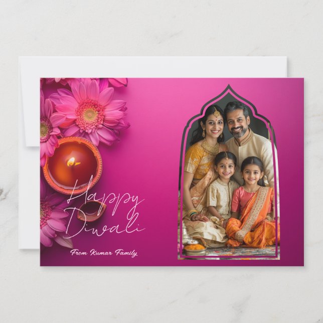 With Photo & custom text Radiance & Roots card (Front)