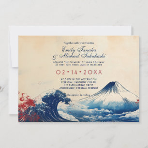 With photo Japonesque Harmony with Fuji Invitation