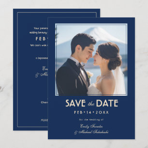 With photo Japonesque Harmony with Fuji Save The Date