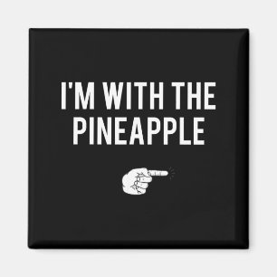 with Pineapple Halloween Costume Funny Couples Magnet