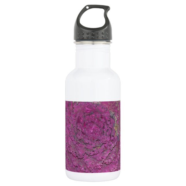 with purple cabbage 532 ml water bottle (Front)