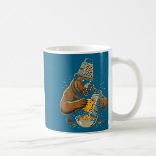With Shirt Angry Bear Cheese Grater Hat Coffee Mug