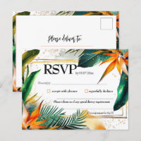 With song, Birds of Paradise Bliss RSVP
