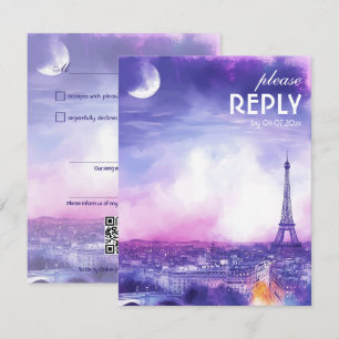 With Song Request Amour Éternel RSVP Card