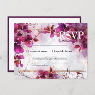 With song request Fuchsia Enchantment: Watercolor Postcard