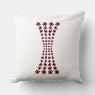 With star's distorted Throw Pillow