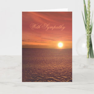 with sympathy card