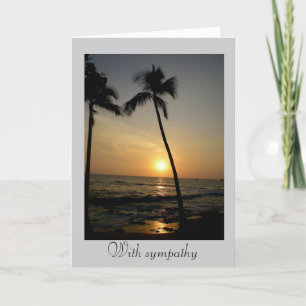 With Sympathy Card