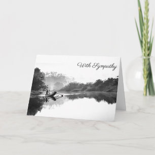 With Sympathy - Sri Lankan Fisherman Holiday Card