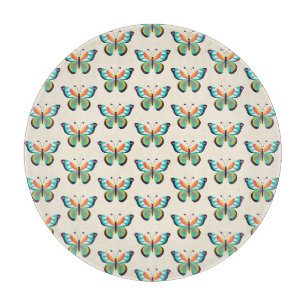 With Text Butterfly Cutting Board