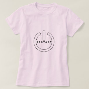 With Text RESTART T-Shirt