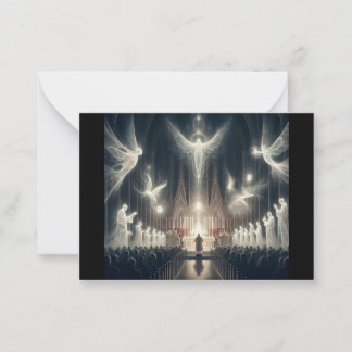 With the Angels and the Saints Card