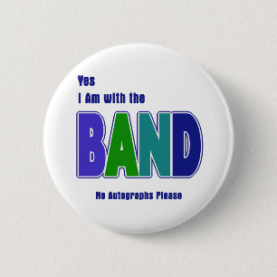 With the Band 2 Inch Round Button