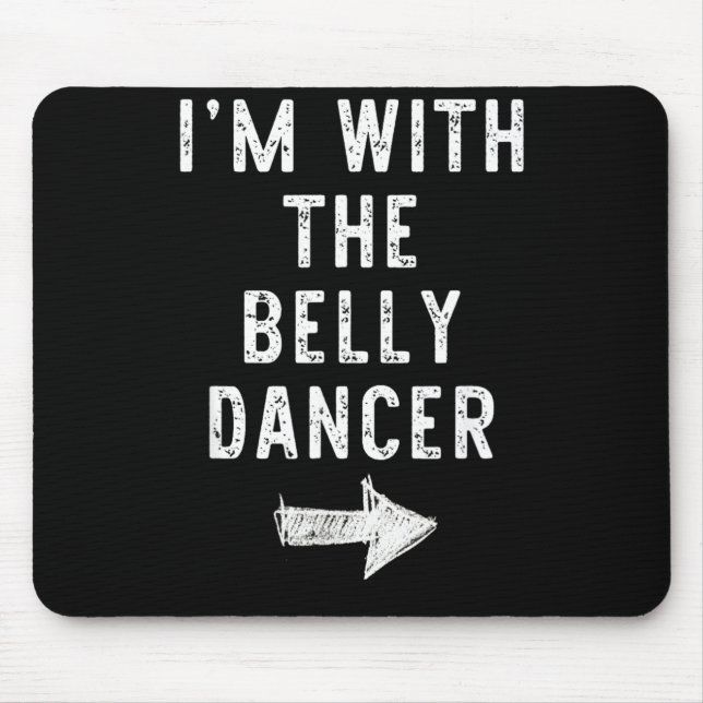 with The Belly Dancer Funny Halloween Couple Mouse Pad (Front)