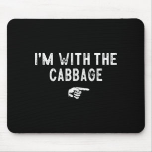 With The Cabbage Matching Lazy Costume Halloween Mouse Pad