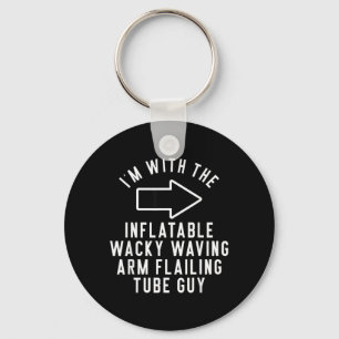 with The Inflatable Wacky Waving Arm Flailing Tube Keychain
