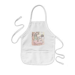 with the pale rooms of the rainbow, kids apron