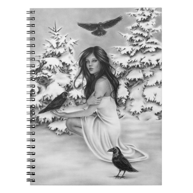 With the ravens Notebook (Front)