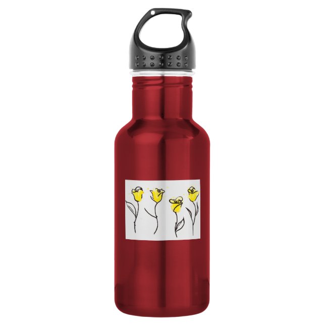 with the Zonta Rose 532 Ml Water Bottle (Front)