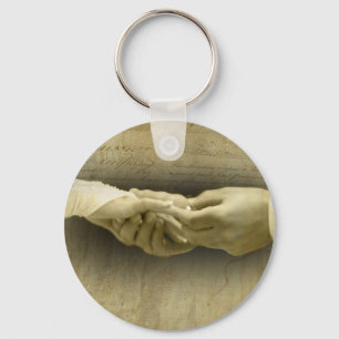 With this Ring, Romantic Vintage Wedding Love Keychain