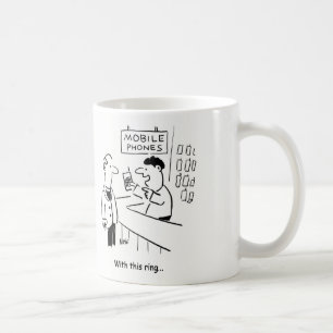 With This Ring. Selling a Phone to a Vicar Coffee Mug
