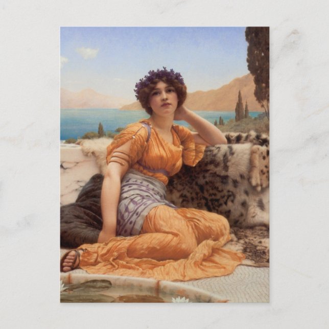 With Violets Wreathed and Robe of Saffron Hue Postcard (Front)