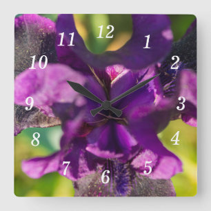 Within An Iris Wall Clock