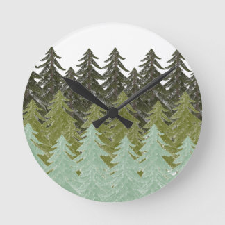 WITHIN THE FOREST ROUND CLOCK